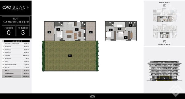 OXO Beach — 3-room