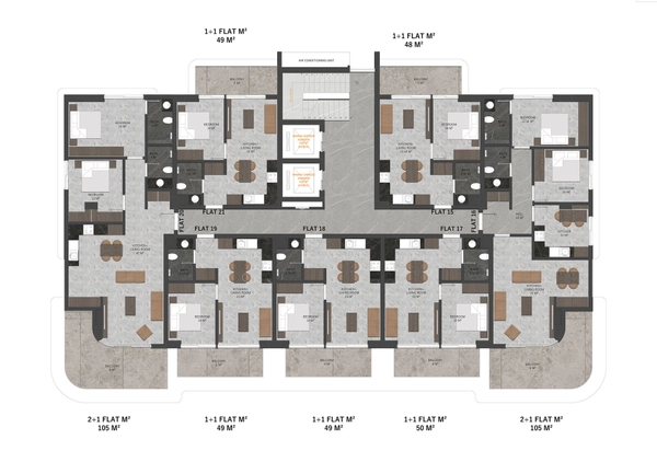 OXO Beach — Floor 3