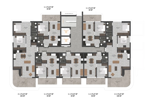 OXO Beach — Floor 4