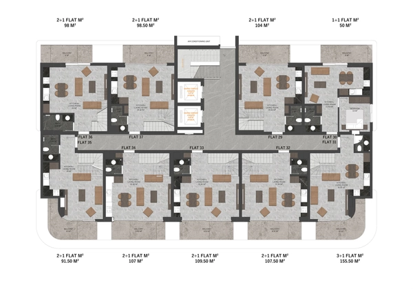 OXO Beach — Floor 5