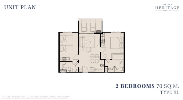 The Title Heritage — 2-room