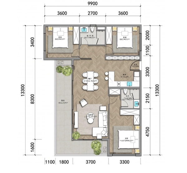Ayana Heights — 5-room