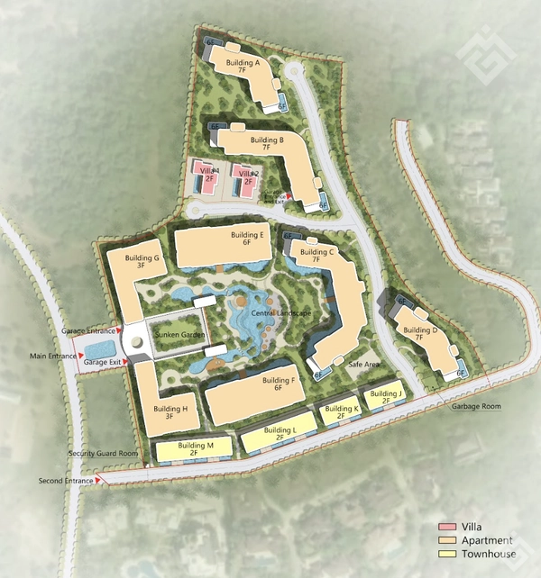 Ayana Heights — Master plan