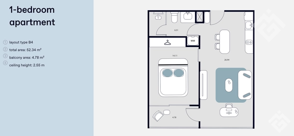 Essense — 1-room