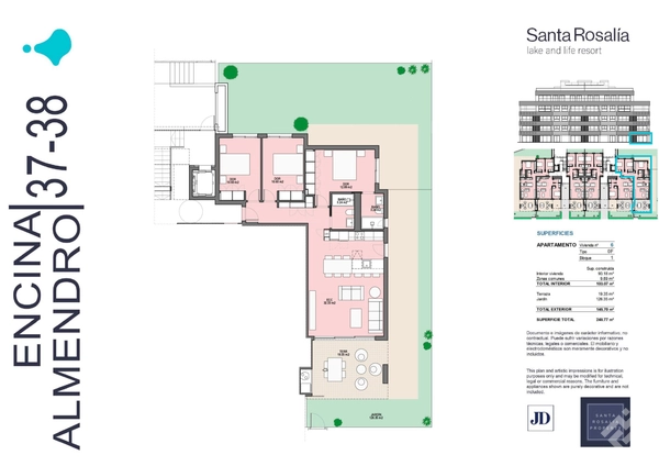 Encina Apartments — 3-room