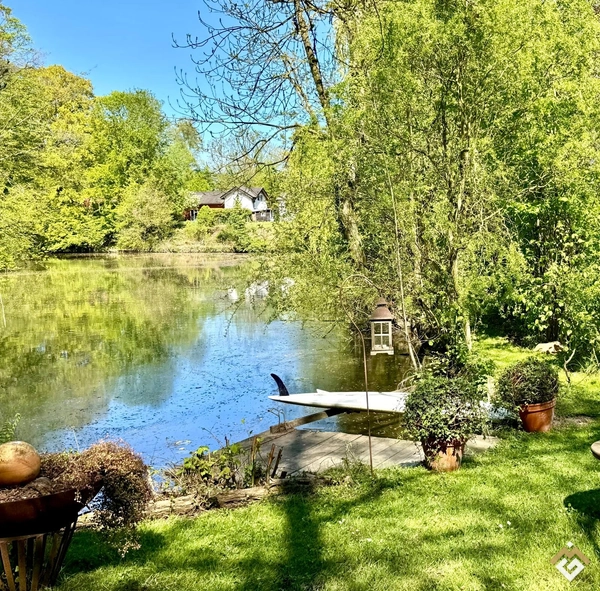 Traumhaus an der Werse mit  Boots-Anlegestelle