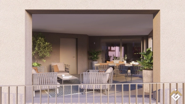 First acquisition - Apartment A 3.1 in Sternhof with terrace