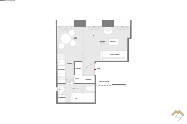 Vente studio 23 m² Paris 18E (75018)			
									277.000 €