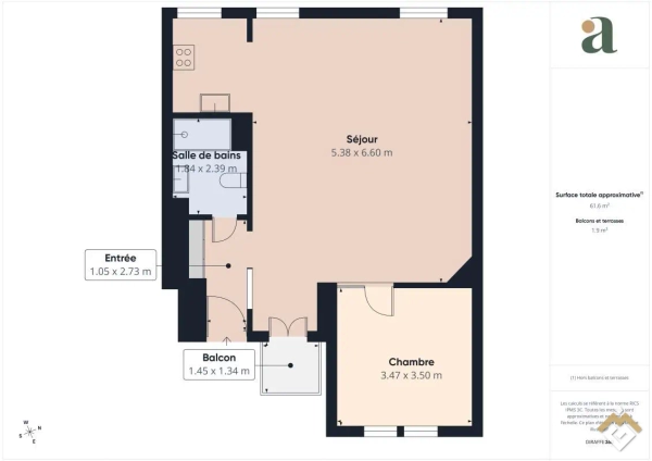 Appartement à vendre T2/F2 61 m² 635000 € Bastille-Popincourt Paris (75011)