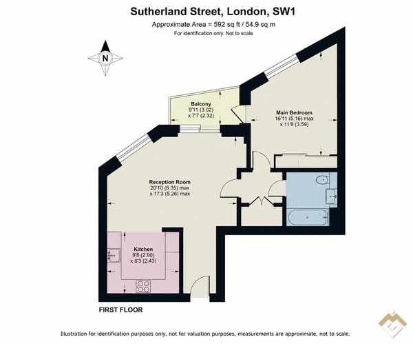 Ebury Apartments, 1B Sutherland Street, Pimlico, London, SW1V