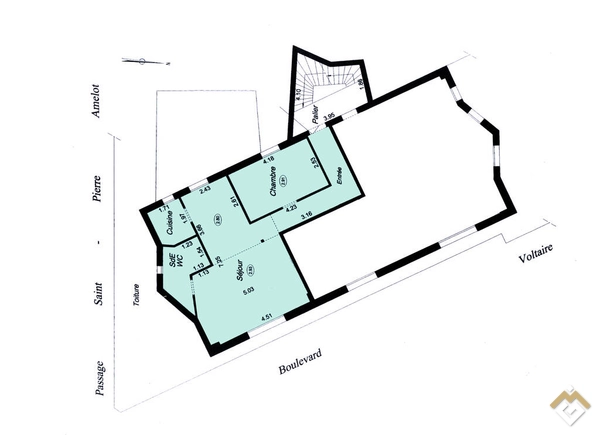 Sale 2-room apartment 54.22 m² Paris 11E (75011) 499,000 €