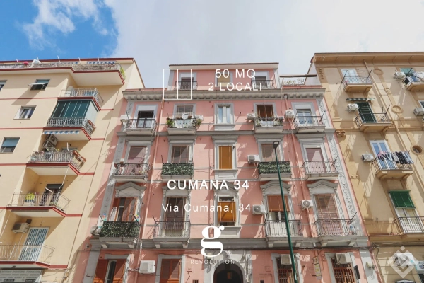 Studio apartment on Via Cumana, 34