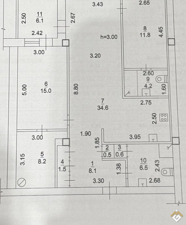 Довготривала оренда 3к квартири на вул. Кулишівська 20
