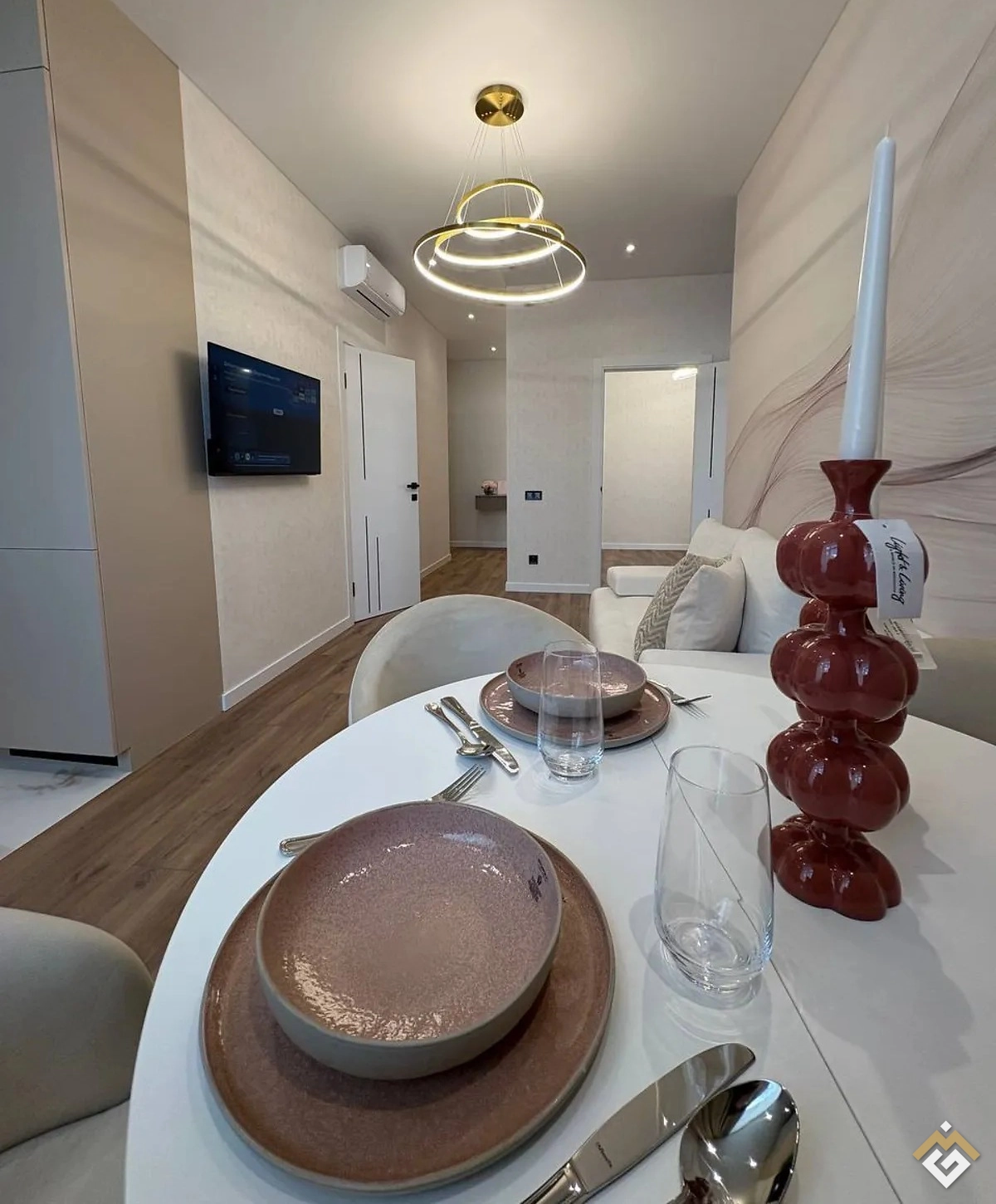 Long-term rental of a 2-room apartment on Krasnova St 1H